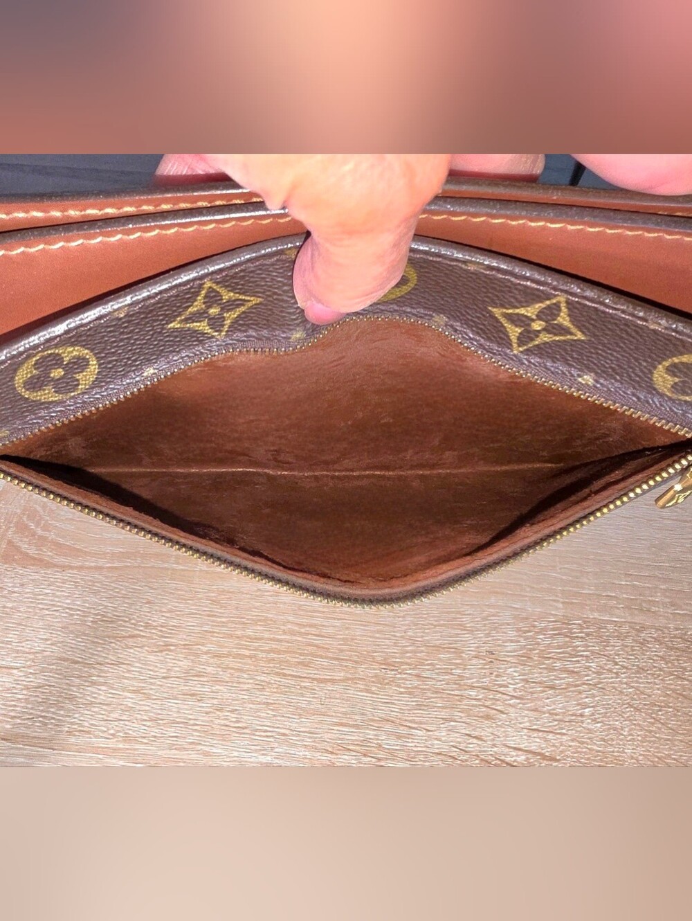 Authentic LOUIS VUITTON Monogram Enghien Crossbody Bag - Picture 13 of 16